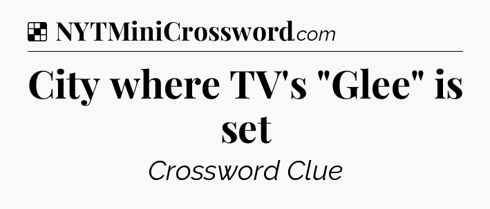 Solution: City where TV's 