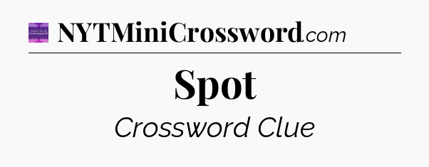 Spot - Thomas Joseph Crossword