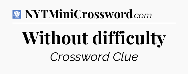 Without difficulty Puzzle Page Crossword Clue