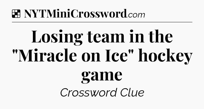 Solution: Losing team in the 
