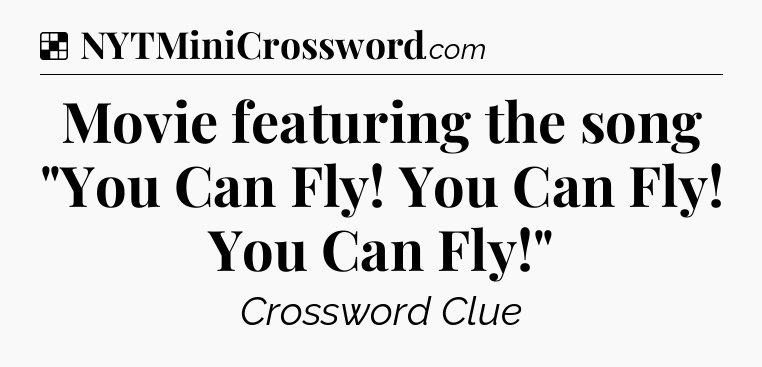 Solution: Movie featuring the song 