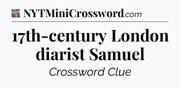 17th-century London diarist Samuel Codycross