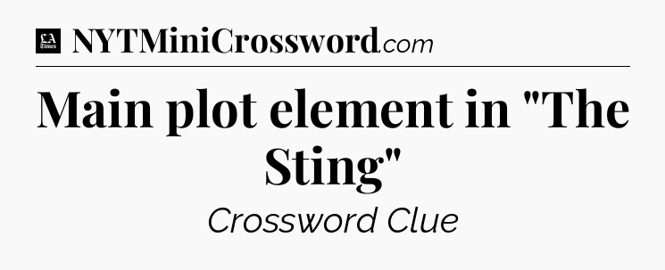 Main plot element in 