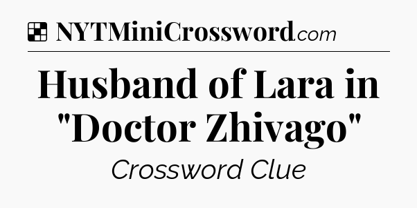 Solution: Husband of Lara in 