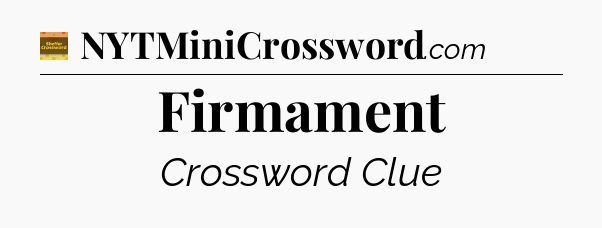 Firmament - Eugene Sheffer Crossword