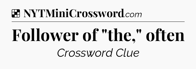 Solution: Follower of 