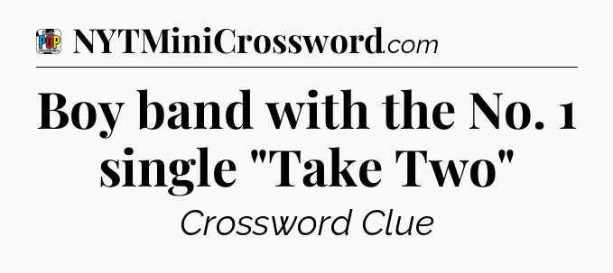 Boy band with the No. 1 single 