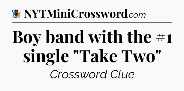 Boy band with the #1 single 