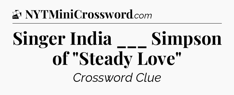 Singer India ___ Simpson of 