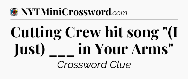 Cutting Crew hit song 