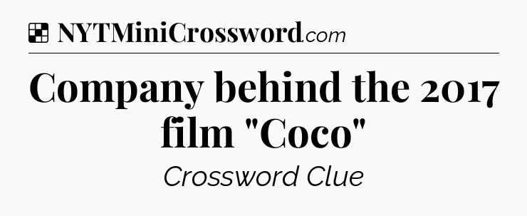 Solution: Company behind the 2017 film 