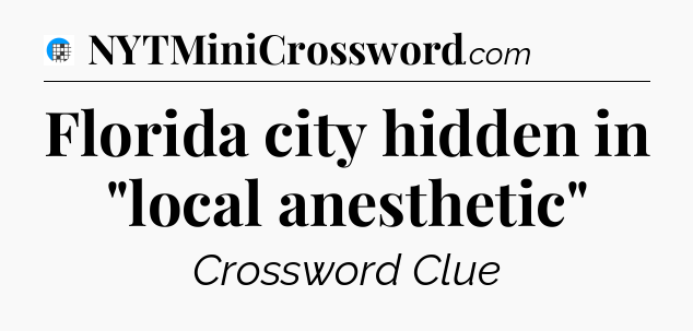 Florida city hidden in 