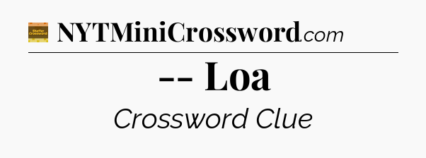 -- Loa crossword clue Eugene Sheffer