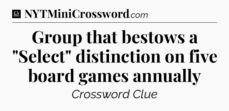 Group that bestows a 