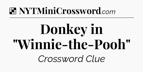 Solution: Donkey in 