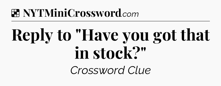 Solution: Reply to 