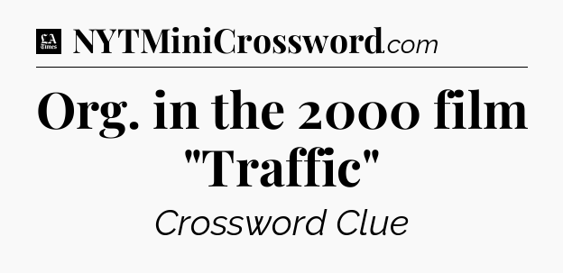 Org. in the 2000 film 