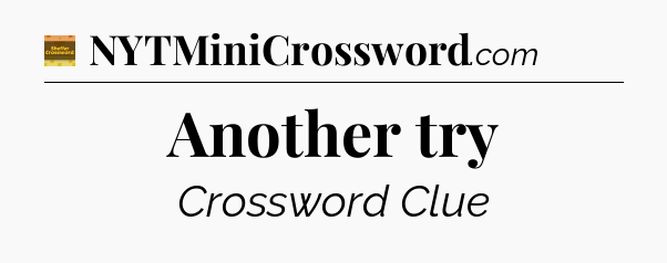 Another try - Eugene Sheffer Crossword