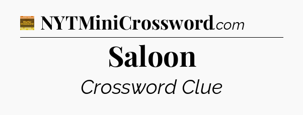 Saloon crossword clue Eugene Sheffer
