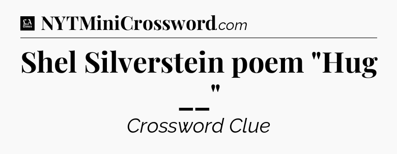 Shel Silverstein poem 