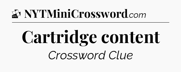 Cartridge content - Daily Themed Classic Crossword