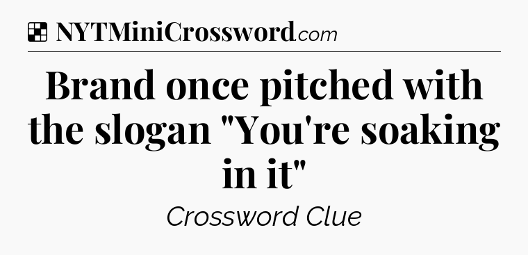 Solution: Brand once pitched with the slogan 