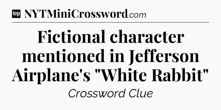 Fictional character mentioned in Jefferson Airplane's 