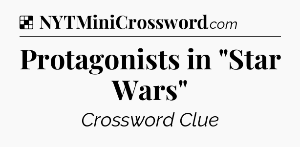 Solution: Protagonists in 