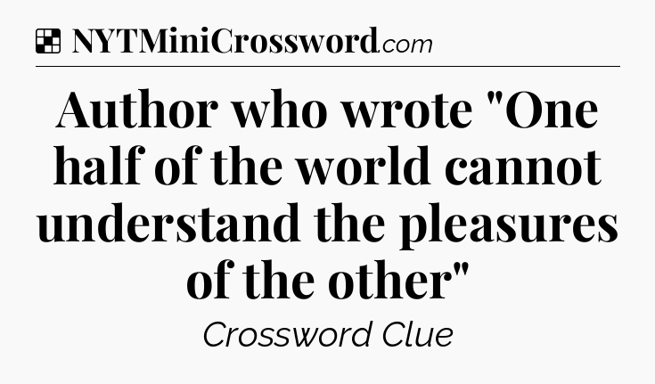 Solution: Author who wrote 