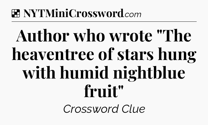 Solution: Author who wrote 