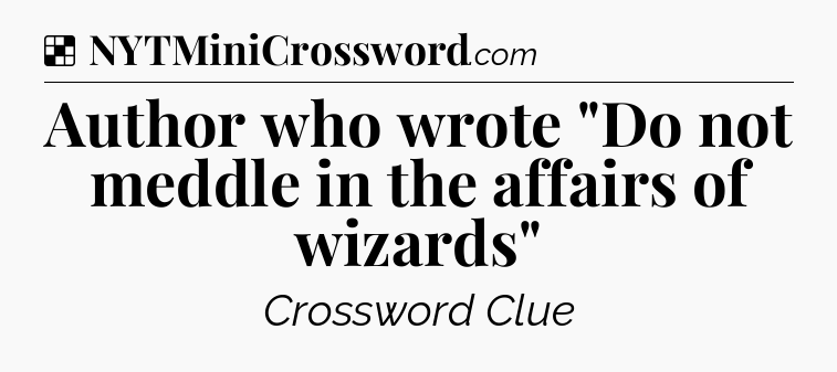 Solution: Author who wrote 