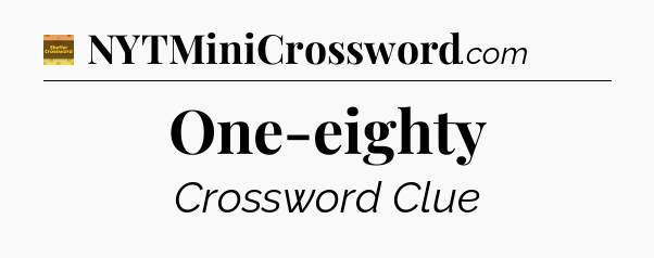 One-eighty - Eugene Sheffer Crossword