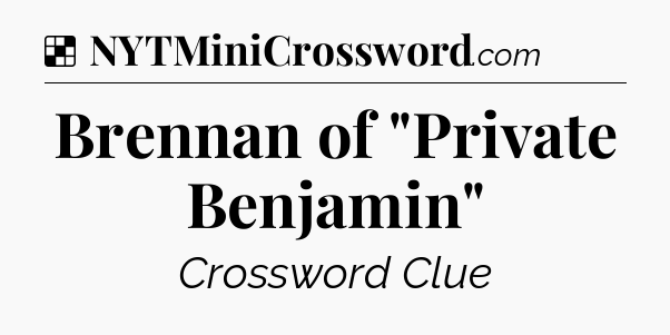 Solution: Brennan of 