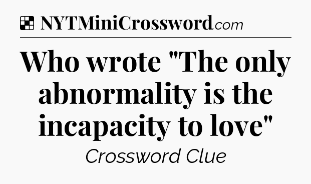 Solution: Who wrote 