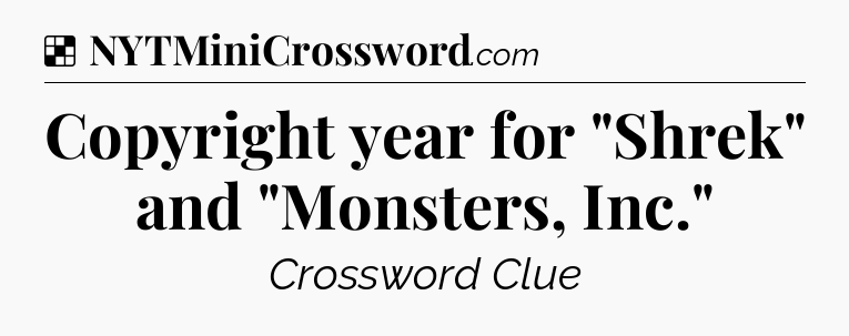 Solution: Copyright year for 