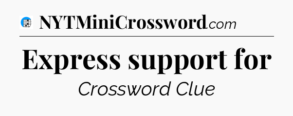 Express support for Crossword Clue