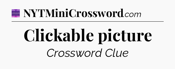 Clickable picture - Thomas Joseph Crossword