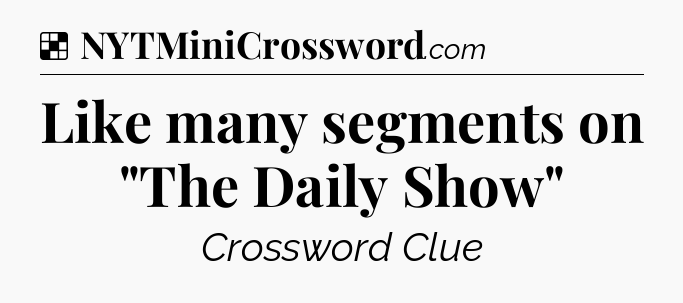 Solution: Like many segments on 