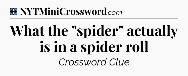 Solution: What the 