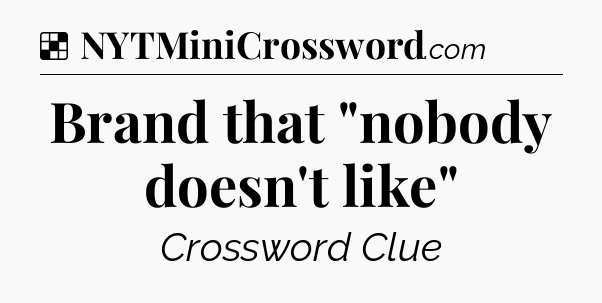 Solution: Brand that 