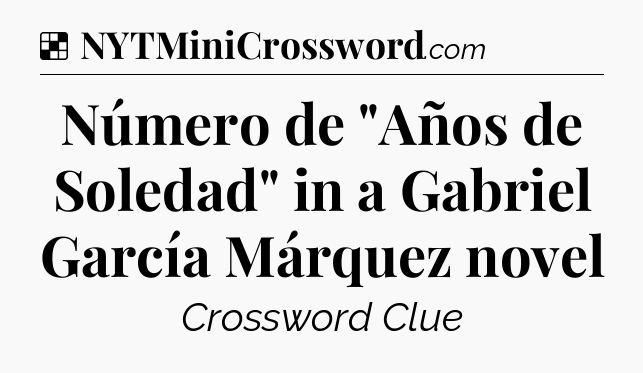 Solution: Número de 