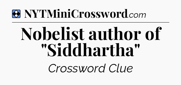 Solution: Nobelist author of 