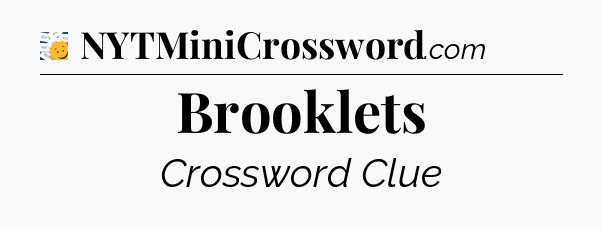 Brooklets - 7 Little Words