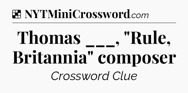 Solution: Thomas ___, 