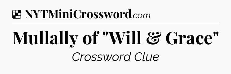Solution: Mullally of 