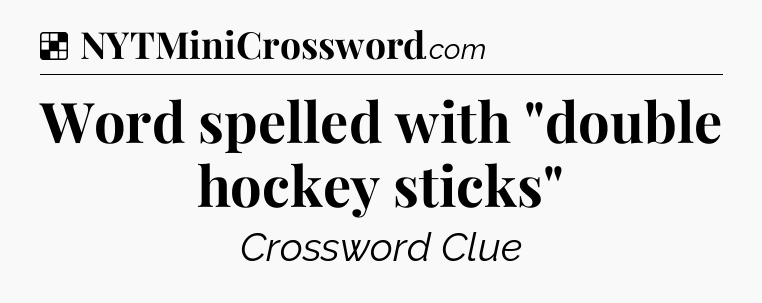 Solution: Word spelled with 