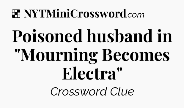 Solution: Poisoned husband in 