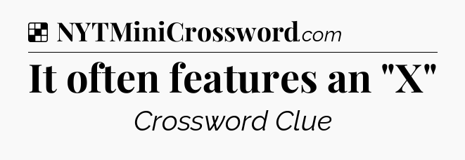 Solution: It often features an 