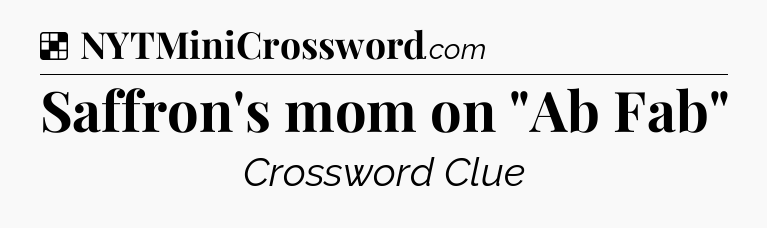 Solution: Saffron's mom on 