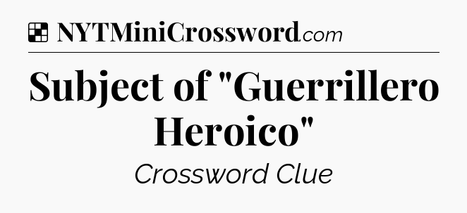 Solution: Subject of 